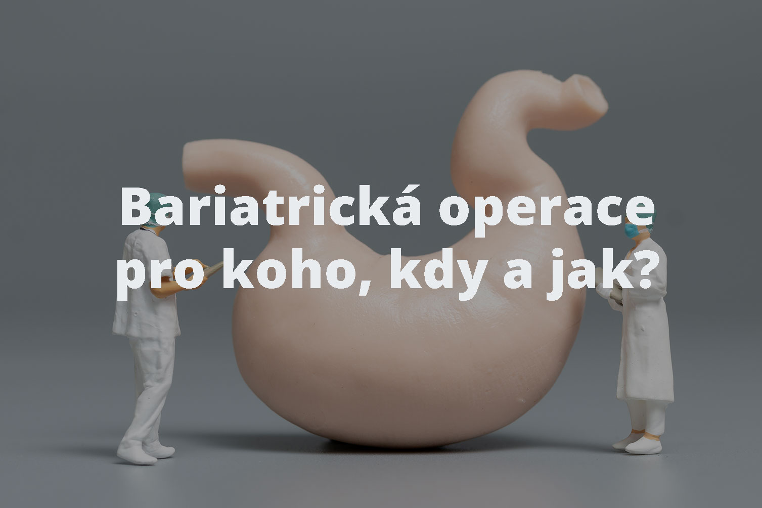 Edukace on-line: Bariatrická operace, pro koho, kdy a jak?
