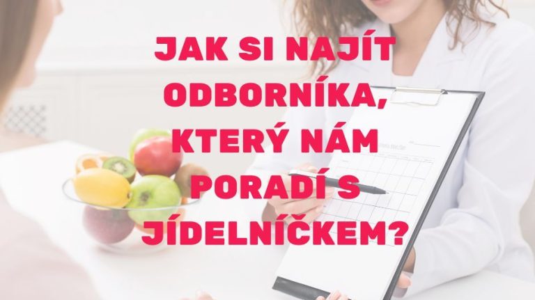 Kdo poradí s jídelníčkem
